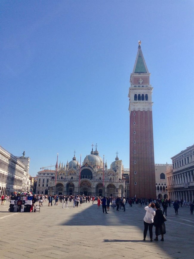 Benátky - Piazza San Marco - šikmá věž 
